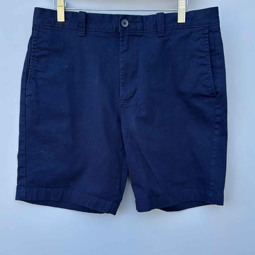J. Crew Blue Flat‎ Front Shorts Classic Style men’s size 33